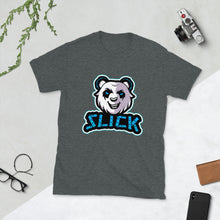 Load image into Gallery viewer, Big Panda Logo - T-Shirt - Neon Blue
