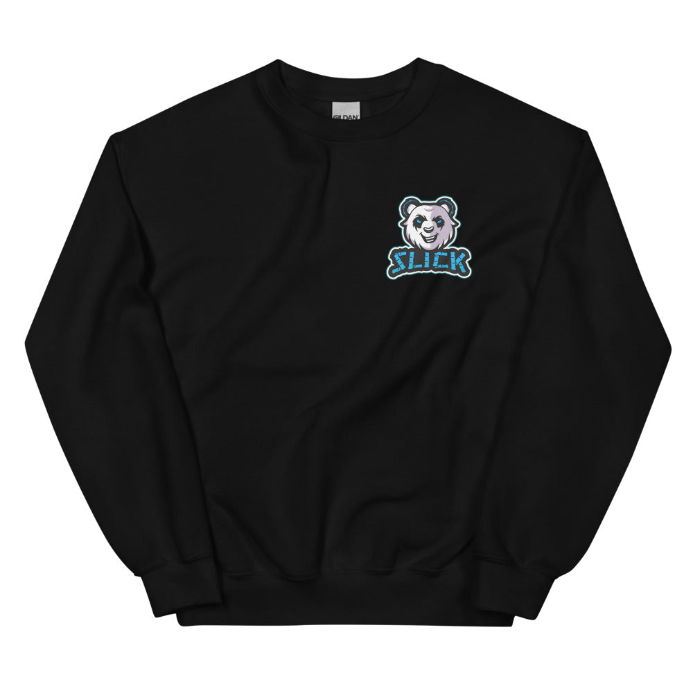 Panda Polo - Crewneck - Neon Blue