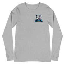 Load image into Gallery viewer, Panda Polo - Long Sleeve - Neon Blue
