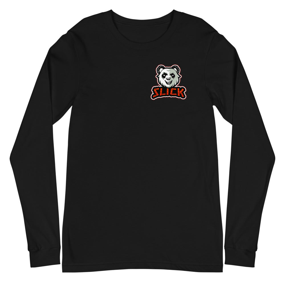 Panda Polo - Long Sleeve - Lava Orange