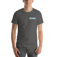 Load image into Gallery viewer, Smaller 3D Logo - T-Shirt - Neon Blue
