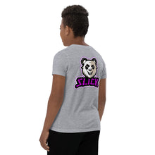 Load image into Gallery viewer, Panda on the Back - Youth T - Panda Purple
