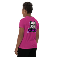 Load image into Gallery viewer, Panda on the Back - Youth T - Panda Purple
