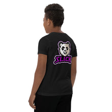 Load image into Gallery viewer, Panda on the Back - Youth T - Panda Purple
