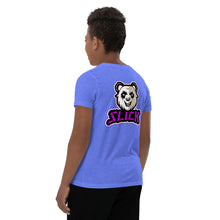 Load image into Gallery viewer, Panda on the Back - Youth T - Panda Purple
