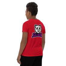 Load image into Gallery viewer, Panda on the Back - Youth T - Panda Purple
