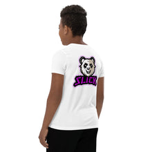 Load image into Gallery viewer, Panda on the Back - Youth T - Panda Purple
