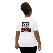 Load image into Gallery viewer, Panda on the Back - Youth T - Lava Orange
